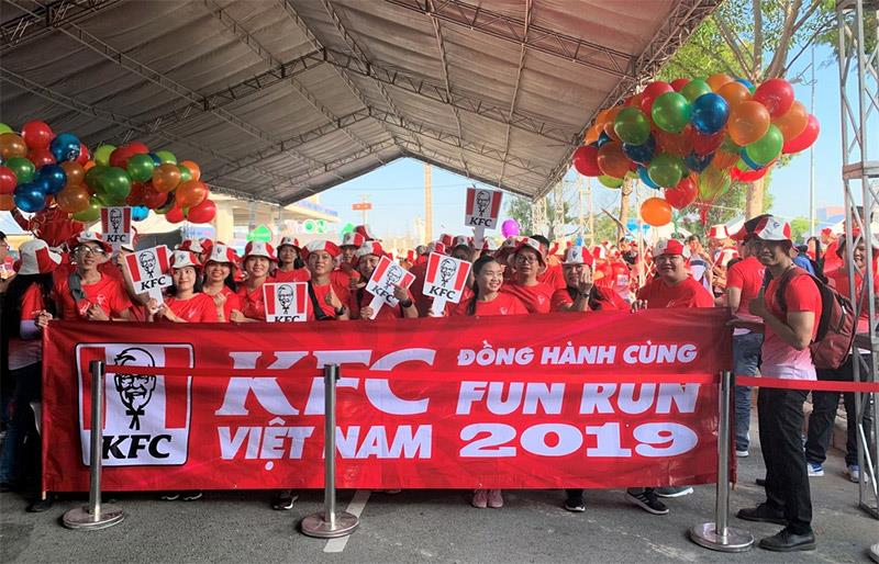KFC Việt Nam đồng hành cùng fun run 2019